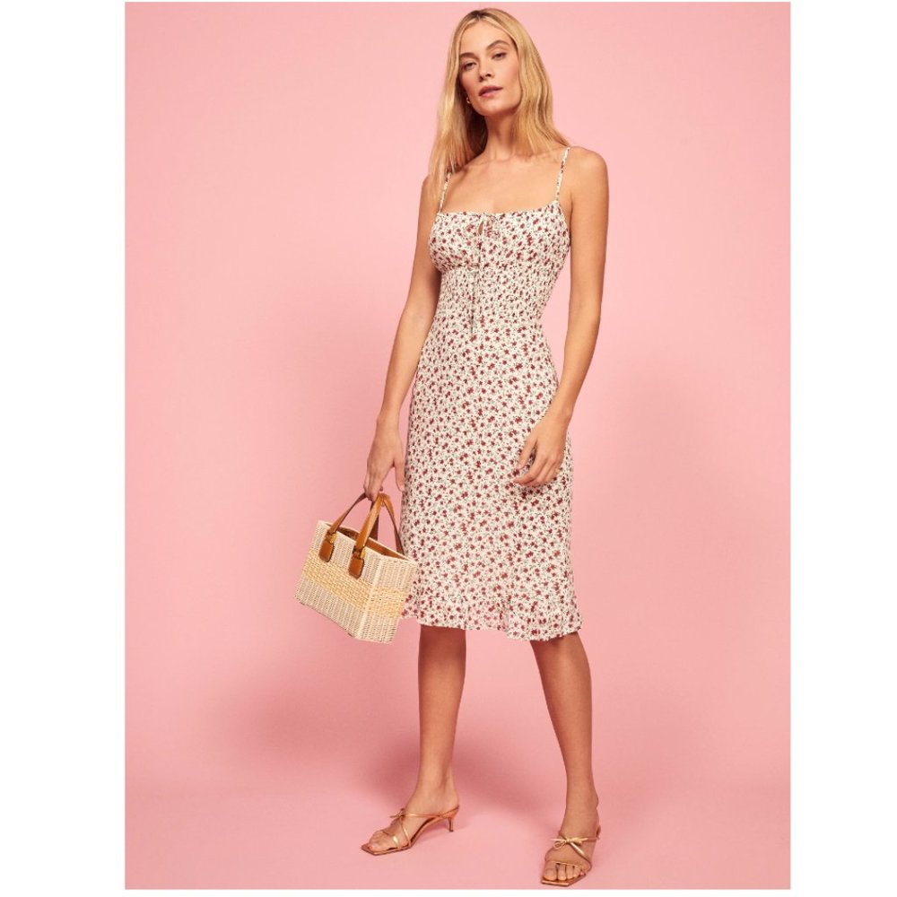 NWT Reformation Genie Floral Midi Dress